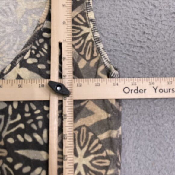 Lydia Hirscher Anthropologie Tunic Tank Linen Blend Womens S Tribal - Picture 8 of 9